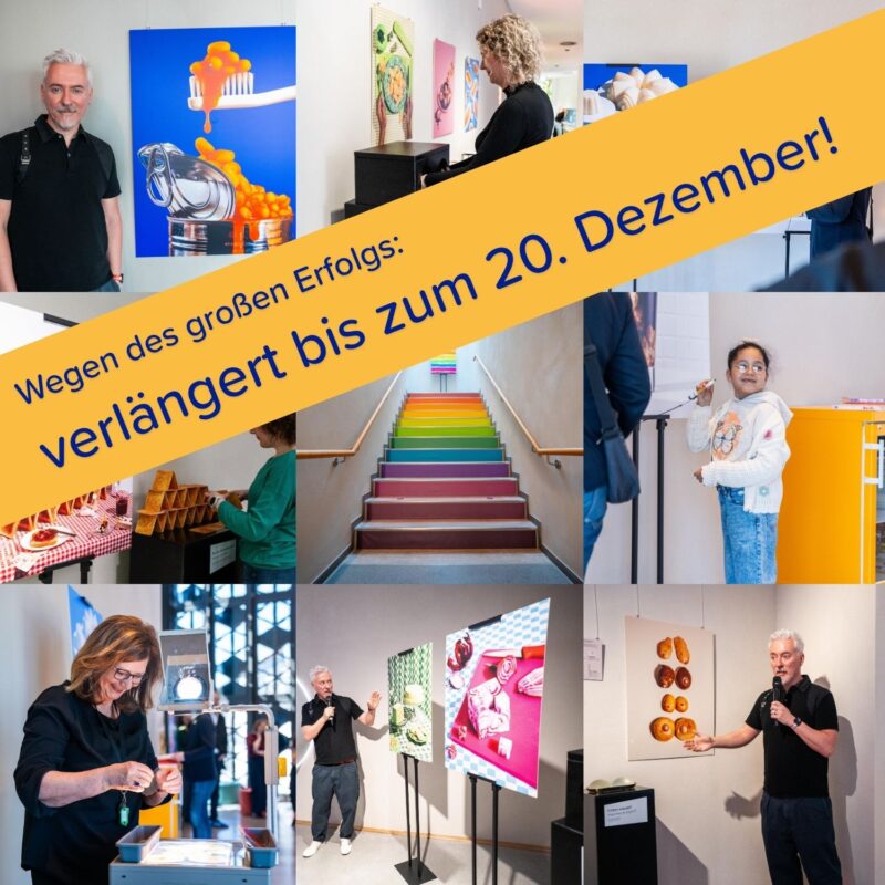 Collage mit Personen in der Sonderausstellung
