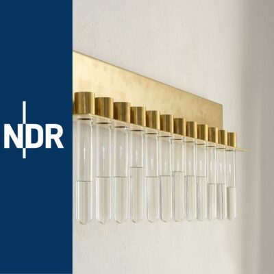 NDR Logo und Bild von Duftuhr von Patrick Palcic